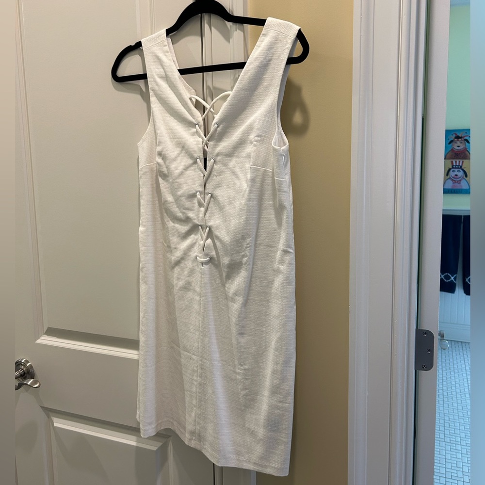 Kendall & Kylie white mini dress